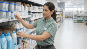 Trabajadora de supermercado