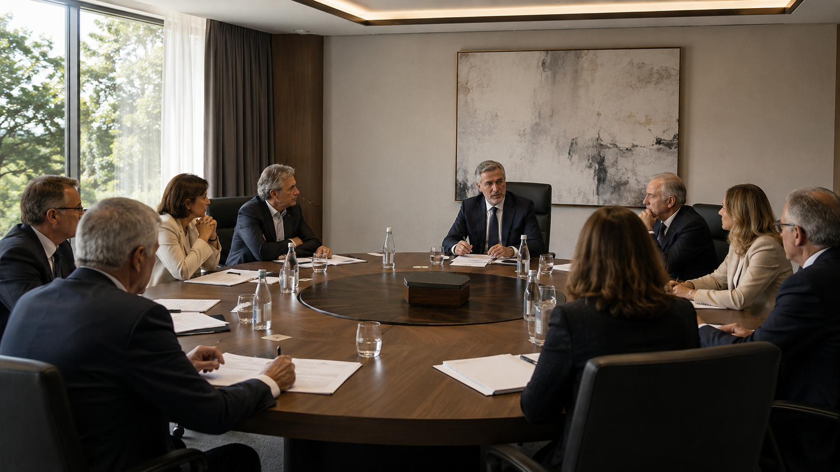 El órgano de administración que dirige y representa a una sociedad.
