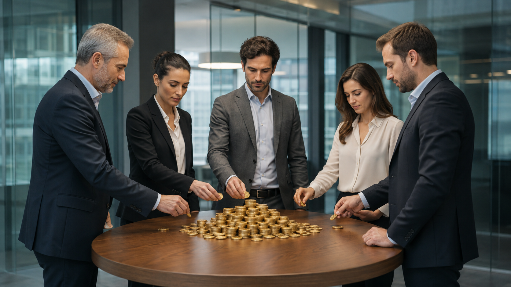 Socios aportan capital a la sociedad.